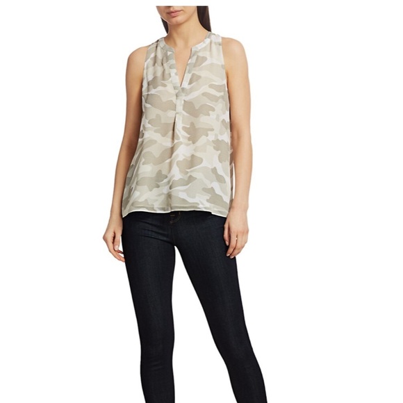 Joie silk heart sleeveless blouse. Size medium. Like new. - Picture 8 of 10